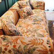 American Light Luxury Simple Cloth Leather Non-slip Seat Cushions Cover Towel