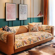 American Light Luxury Simple Cloth Leather Non-slip Seat Cushions Cover Towel