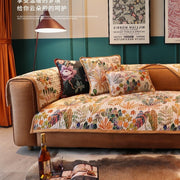 American Light Luxury Simple Cloth Leather Non-slip Seat Cushions Cover Towel