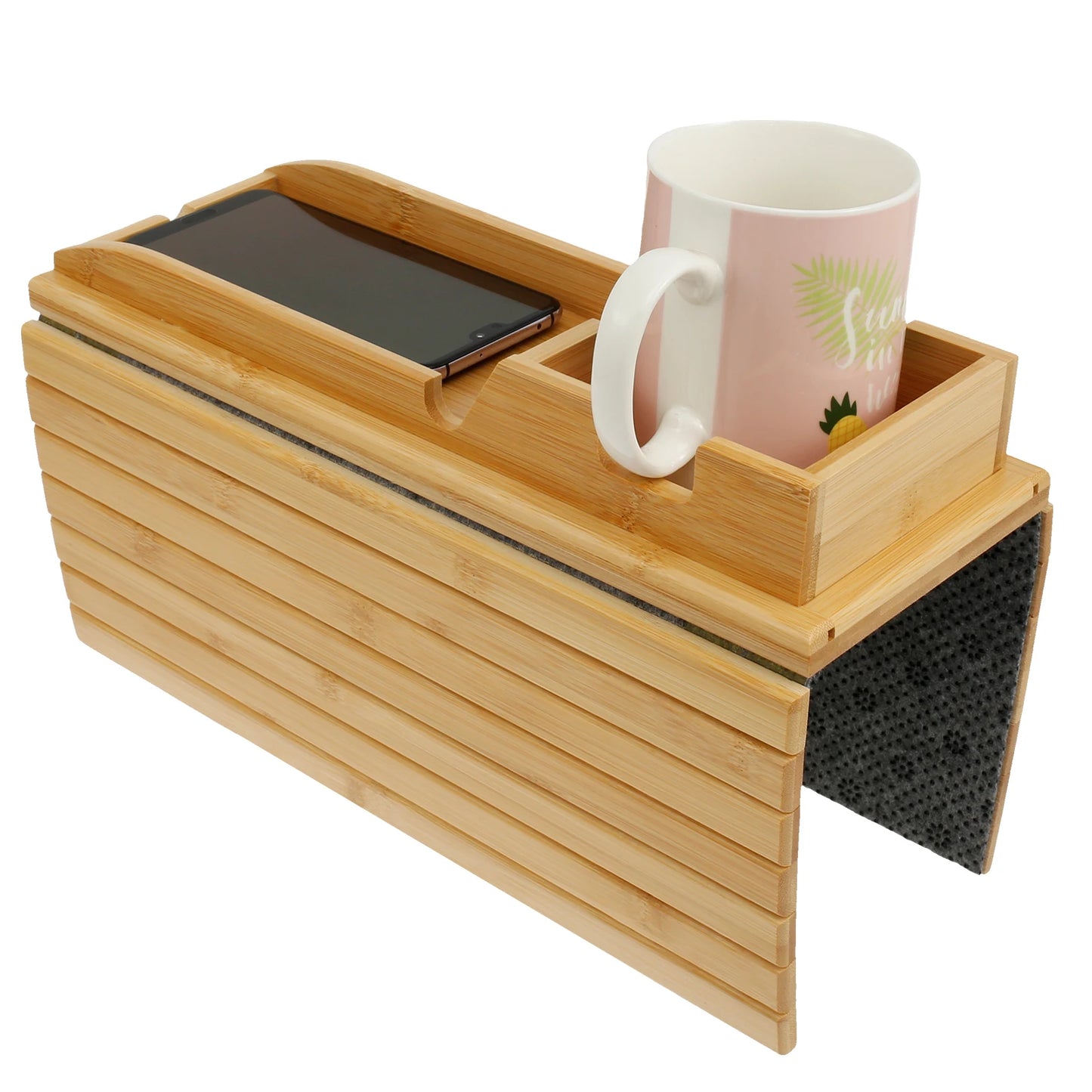 VogueHouses™ Wooden Couch Cup Holder – Spill-Free Relaxation