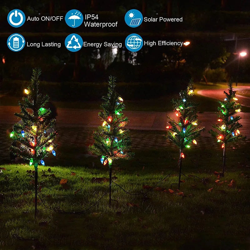 VogueHouses™ – Solar-Powered Festive Tree Lamp 🌟