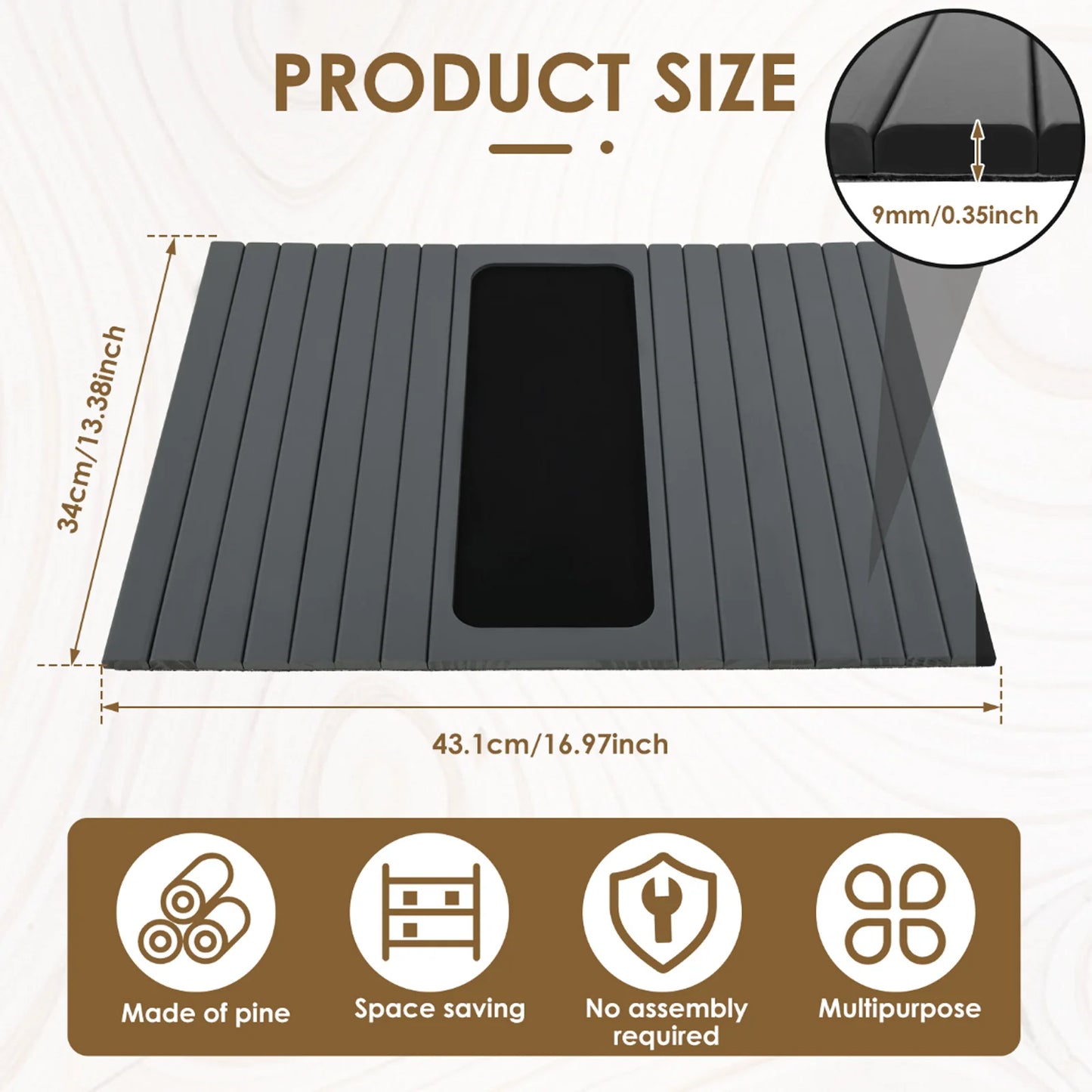 VogueHouses™ Wooden Couch Cup Holder – Spill-Free Relaxation