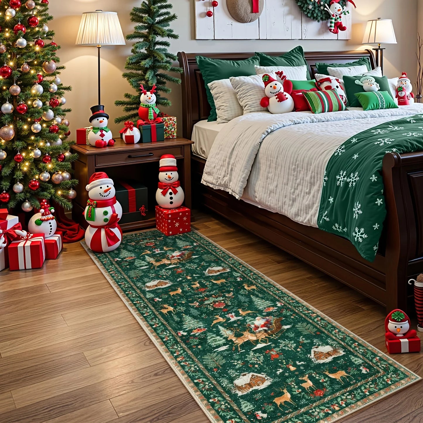 VogueHouses™ – Cozy Christmas Tree Carpet Runner 🎄