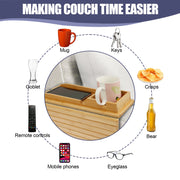 VogueHouses™ Wooden Couch Cup Holder – Spill-Free Relaxation