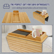 VogueHouses™ Wooden Couch Cup Holder – Spill-Free Relaxation
