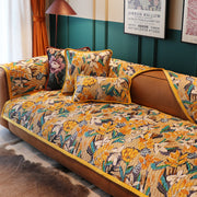 American Light Luxury Simple Cloth Leather Non-slip Seat Cushions Cover Towel